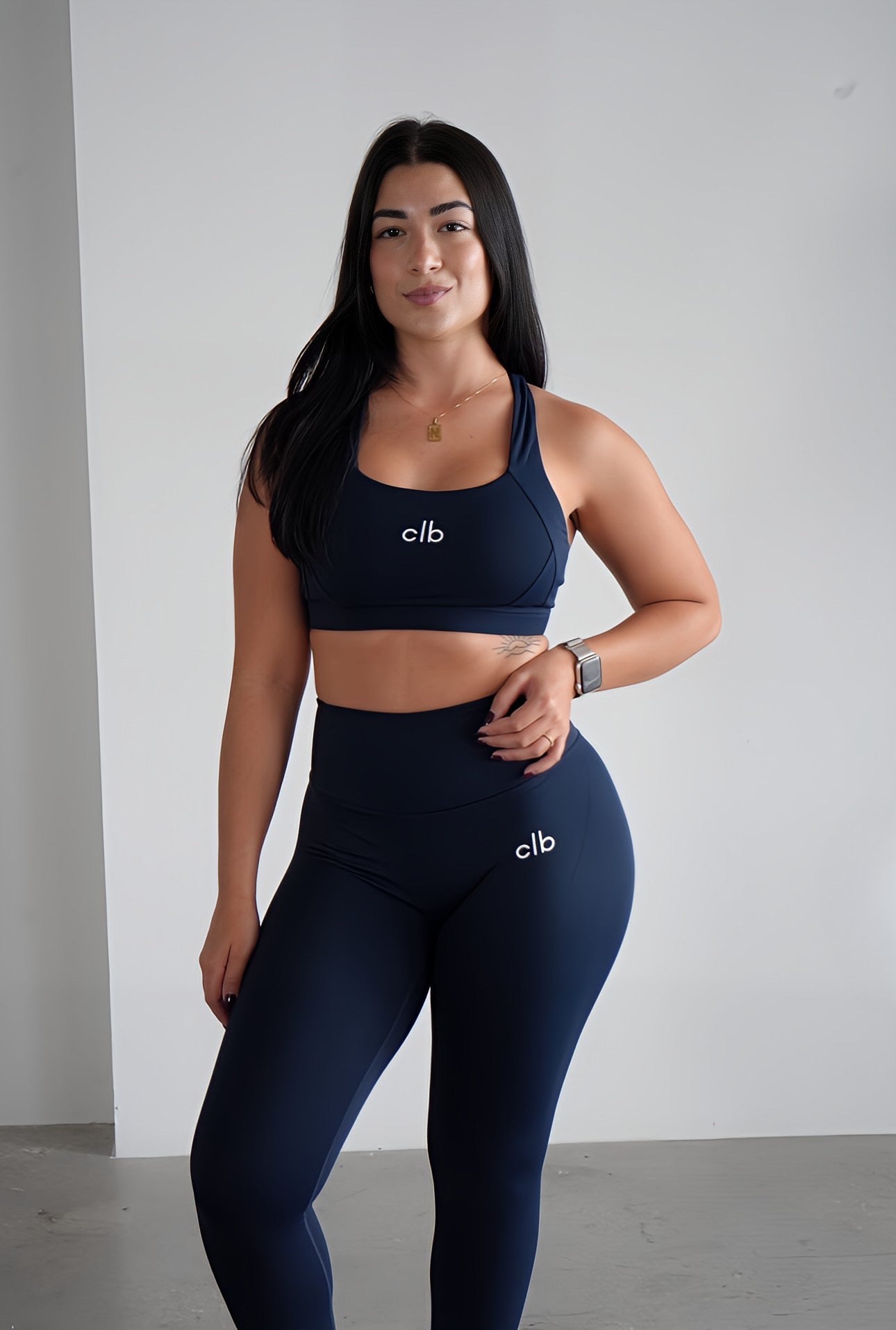 Navy Blue Essential Sports Bra