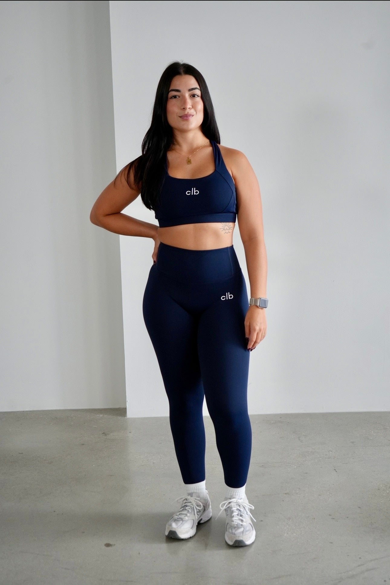 Navy Blue Essential Leggings