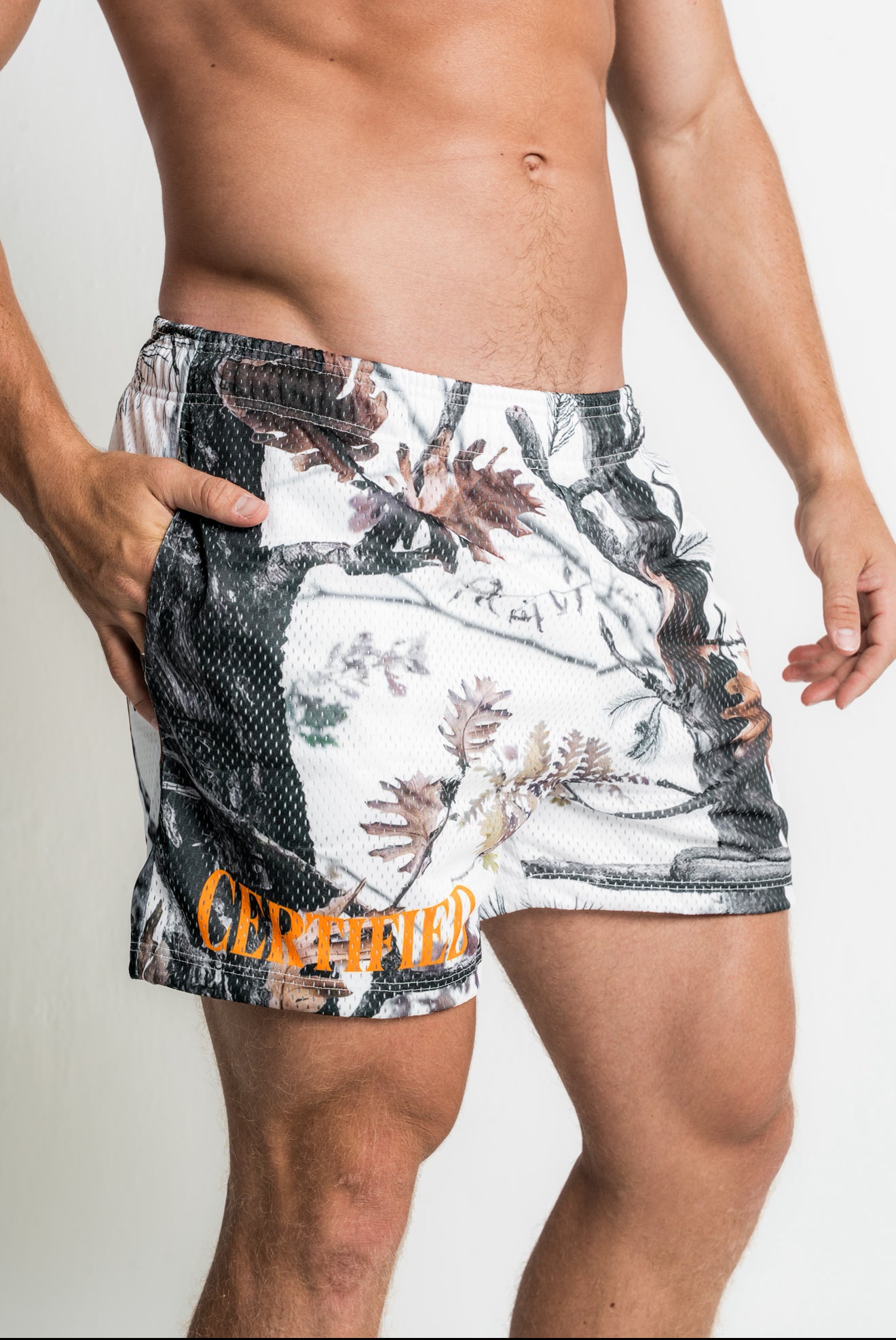 CLB Snow Camo Mesh Shorts
