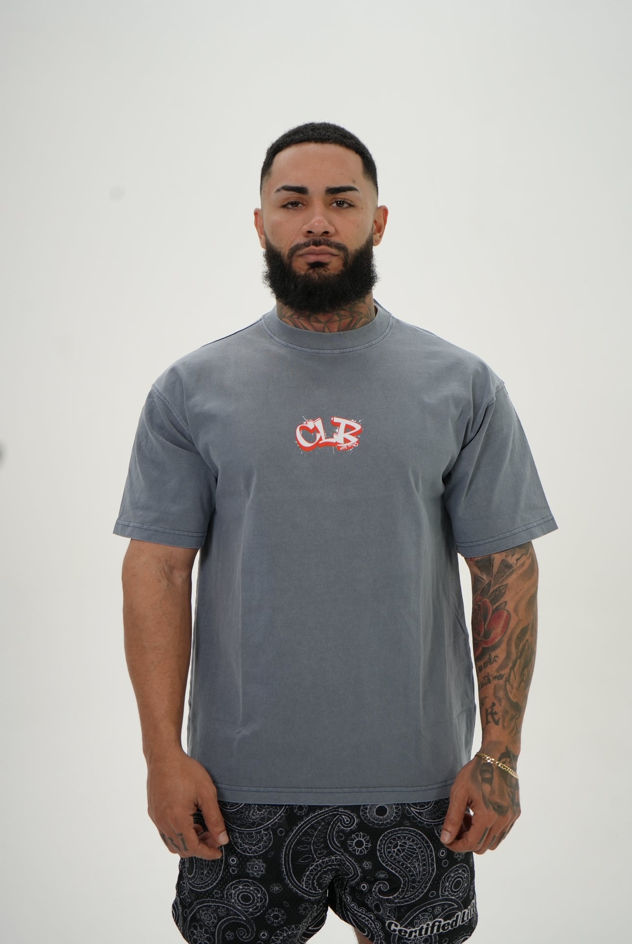 Blue CLB Graffiti Pump Cover