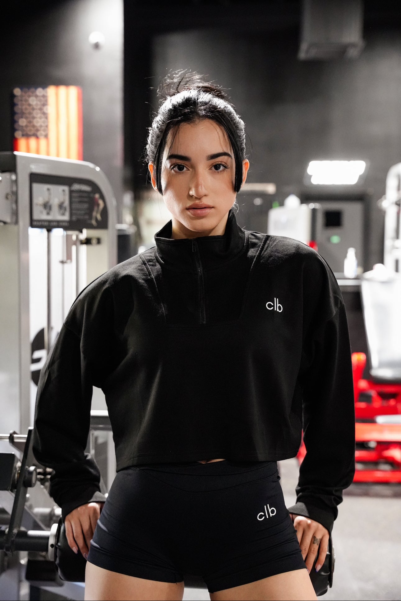 Black CLB Cropped Jacket