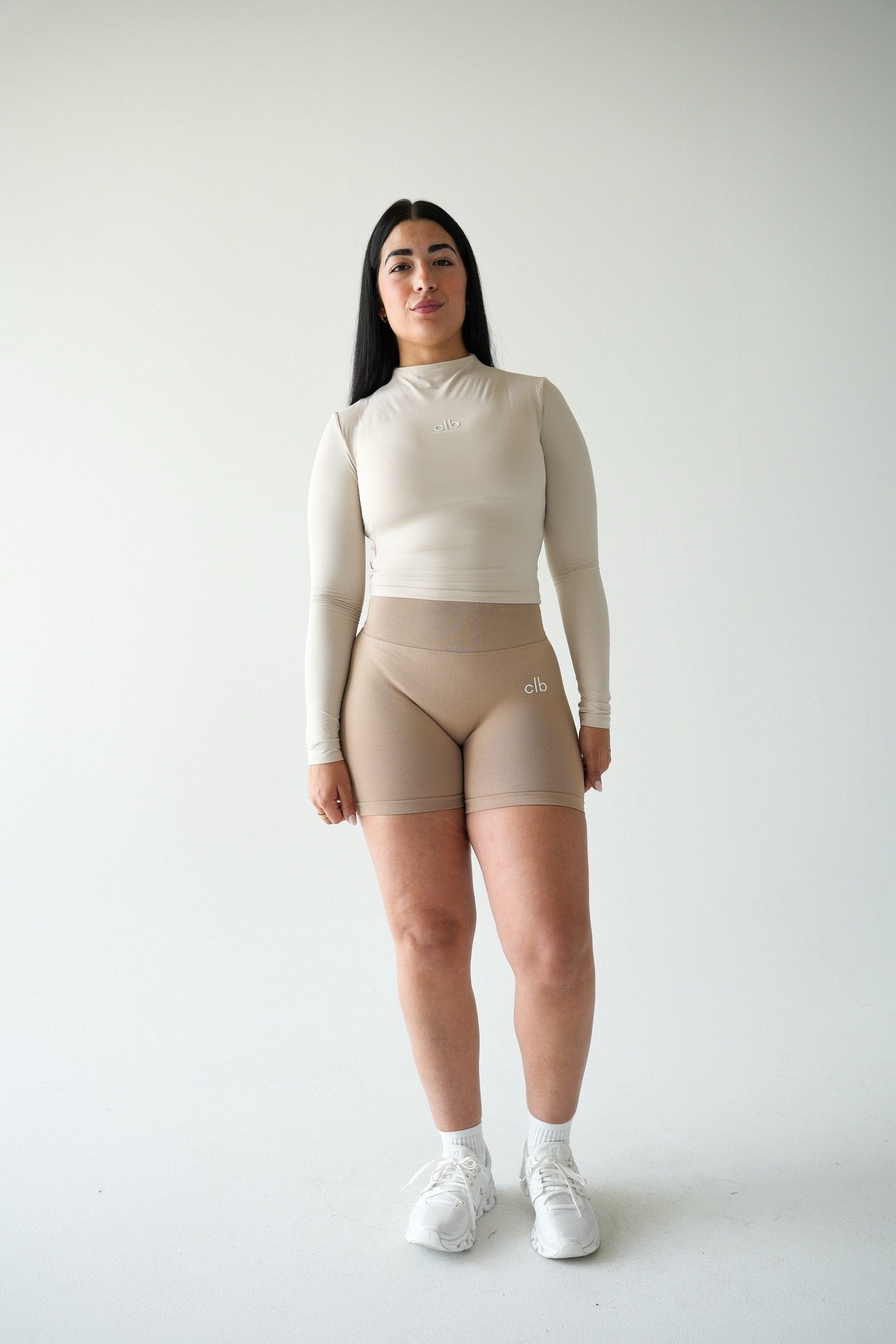 Cream Bare Long Sleeve