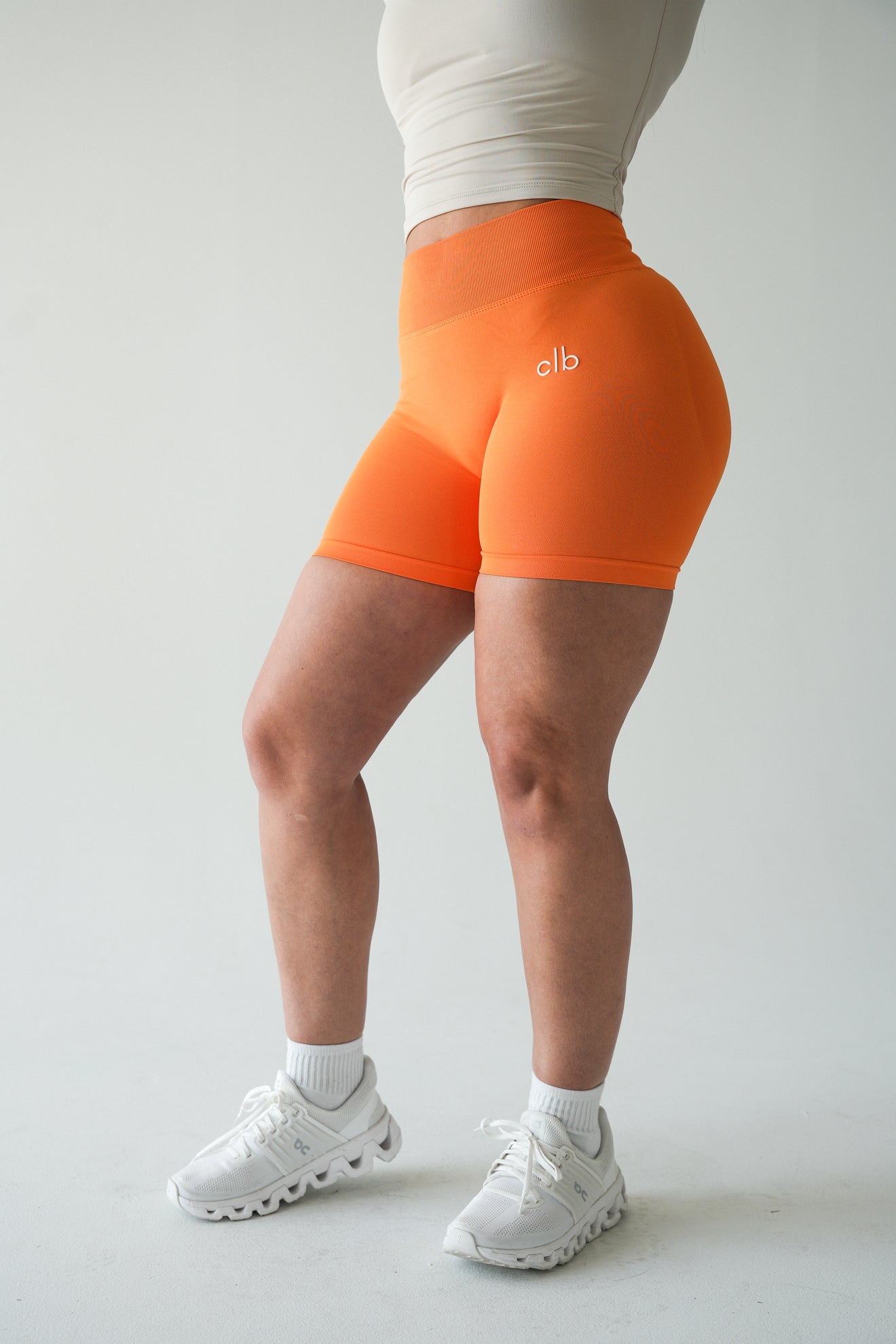 Orange BBL Shorts