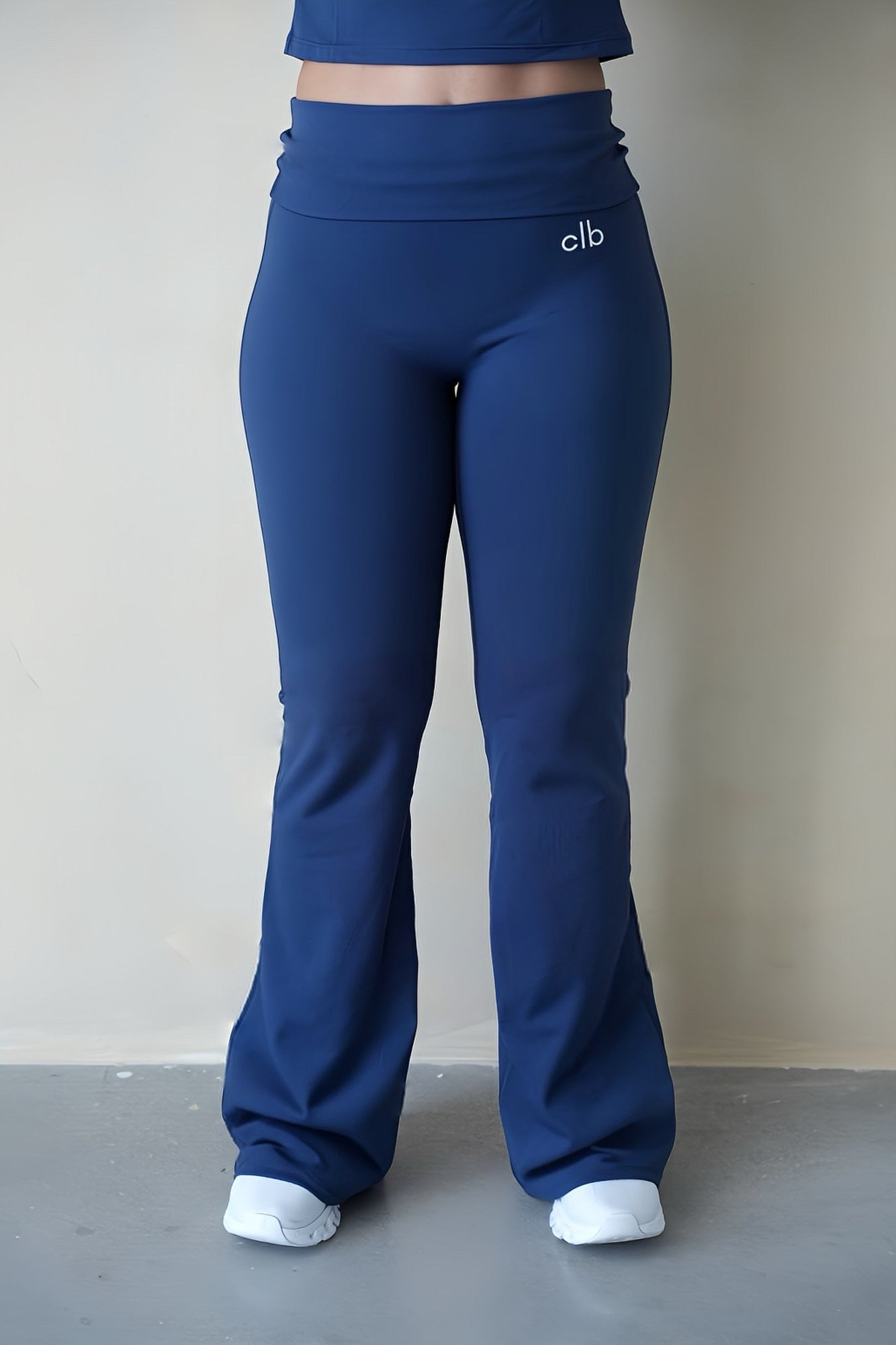 Navy Blue Vital Flare Leggings