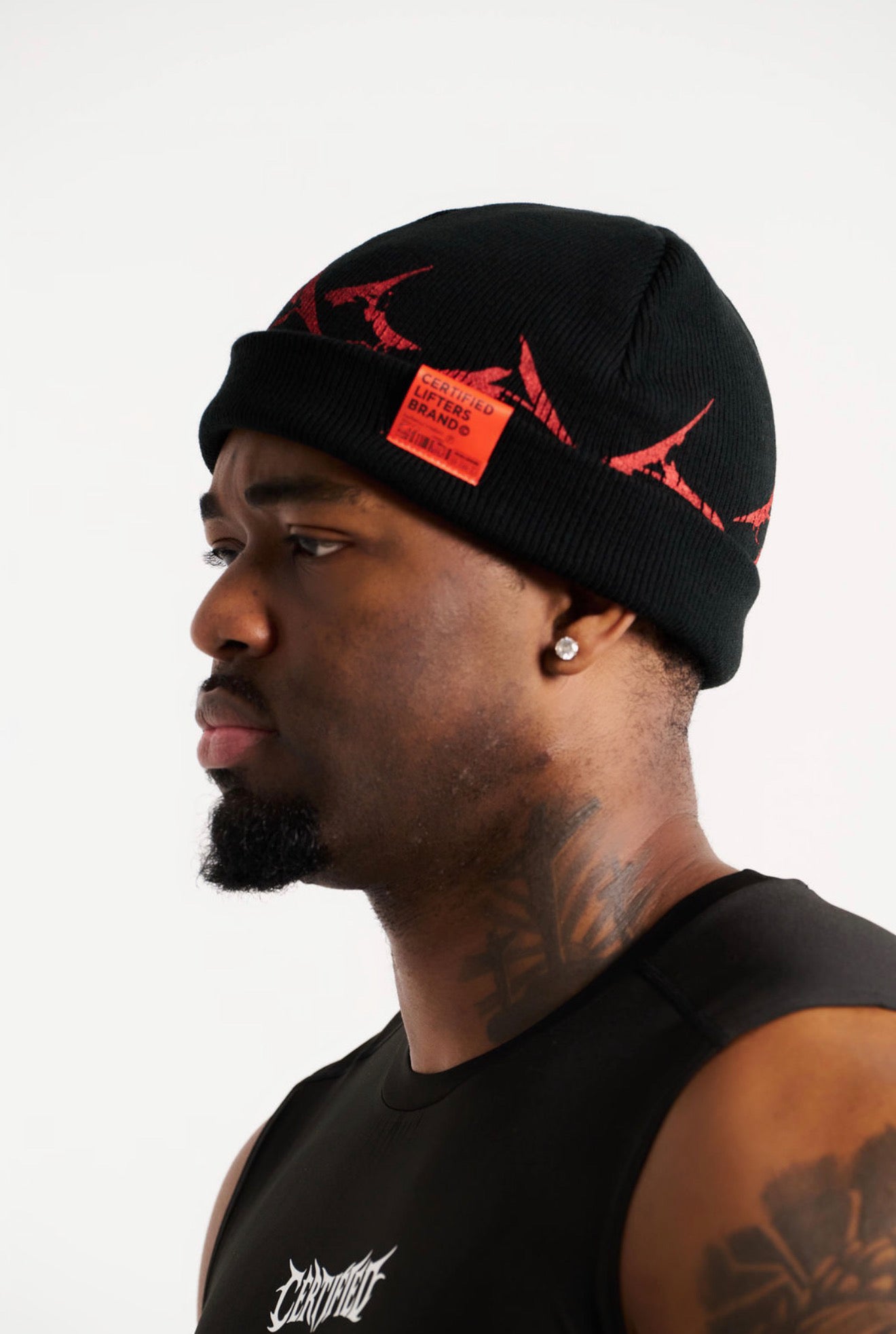Red WBF Beanie