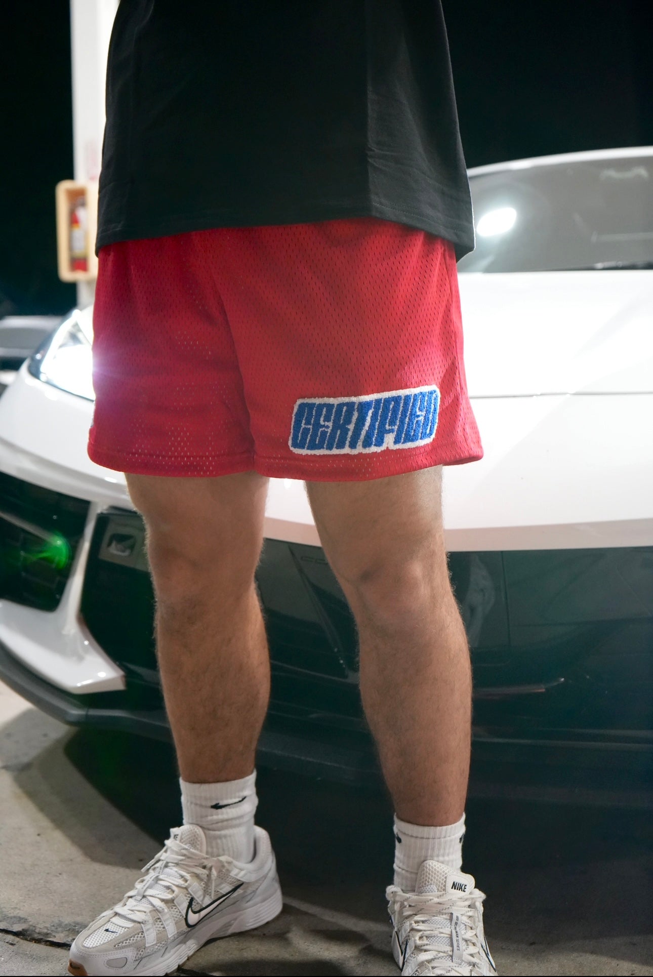 CLB Red Race Day Mesh Shorts