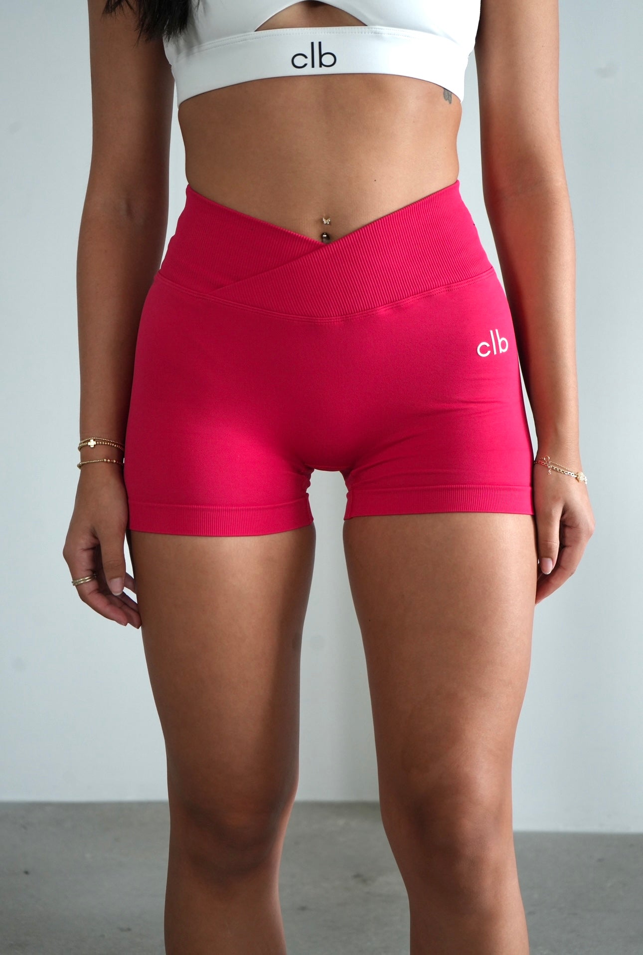 Ruby Red V Sculpt Shorts