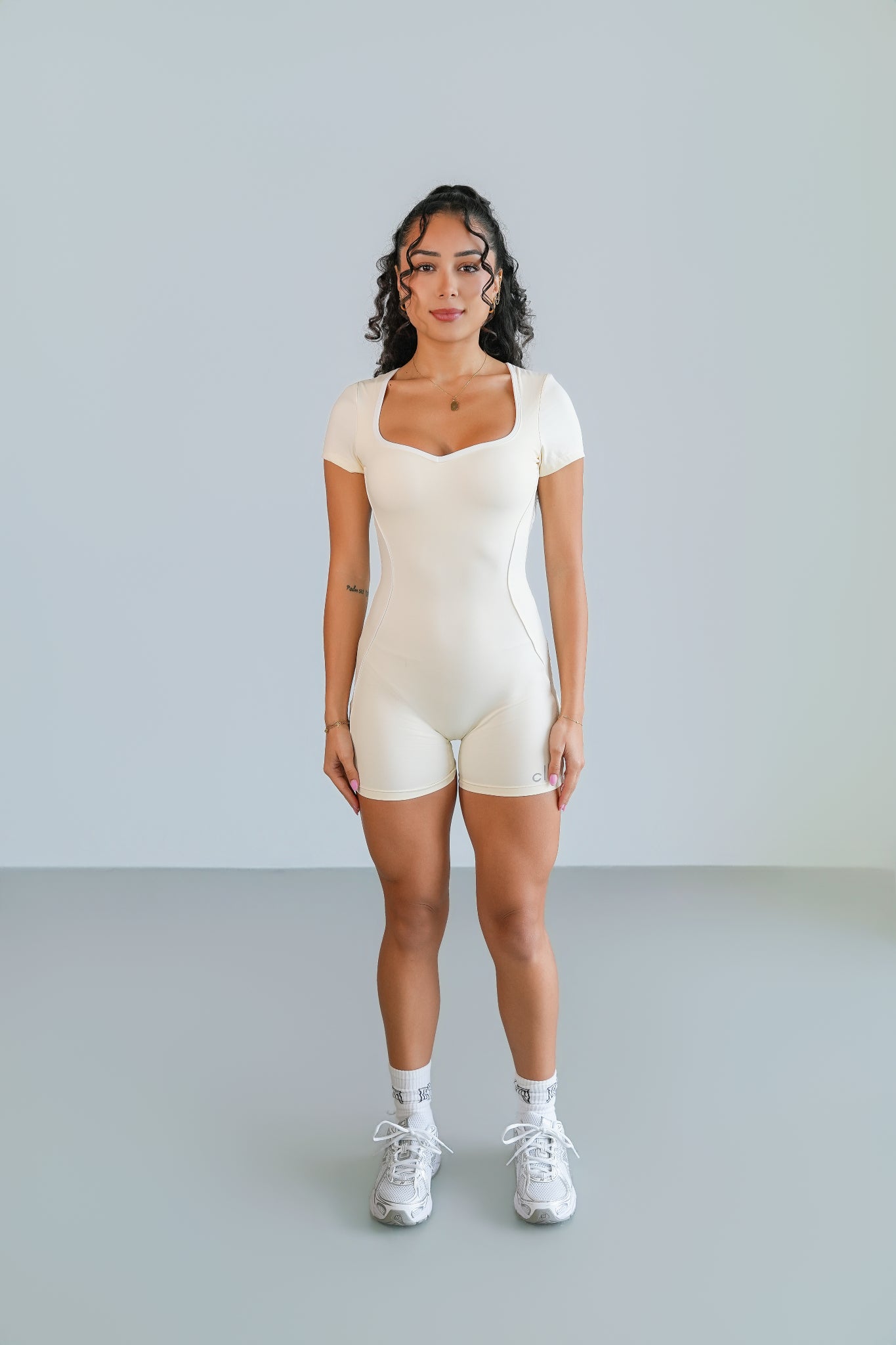 Ivory Back Day Romper 2.0