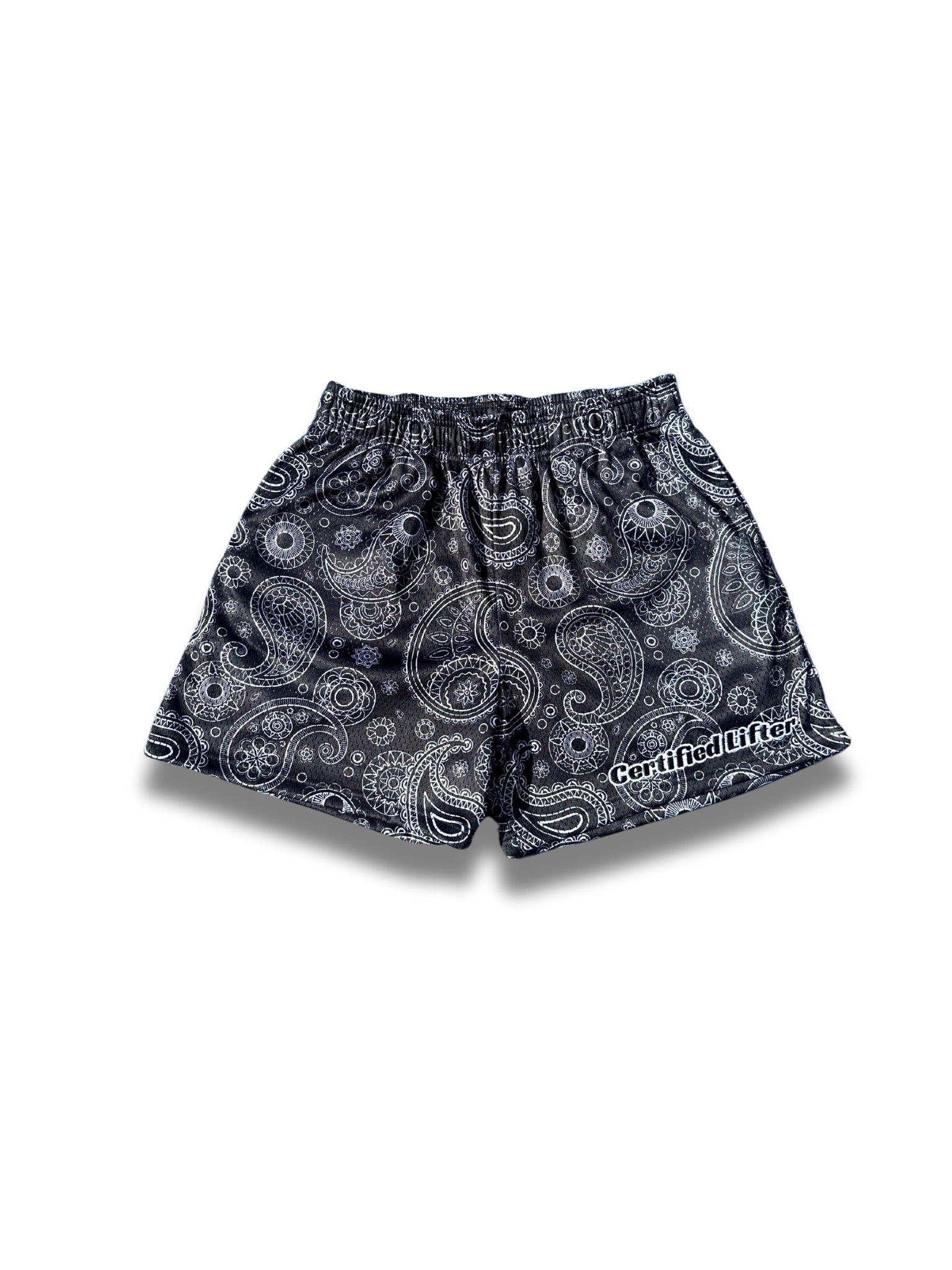 CLB B&W Bandana Mesh Shorts
