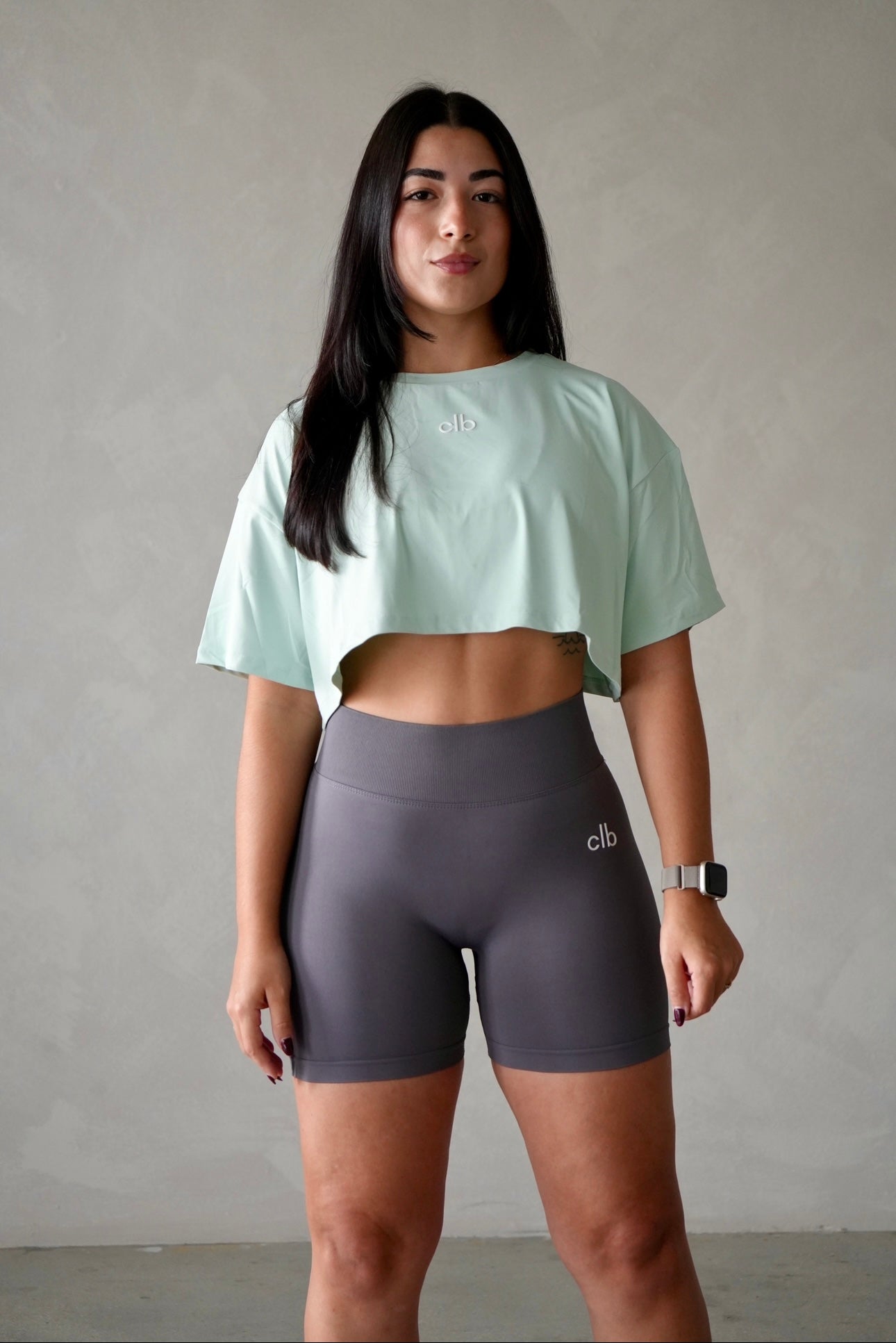 Mint Bloom Crop Top