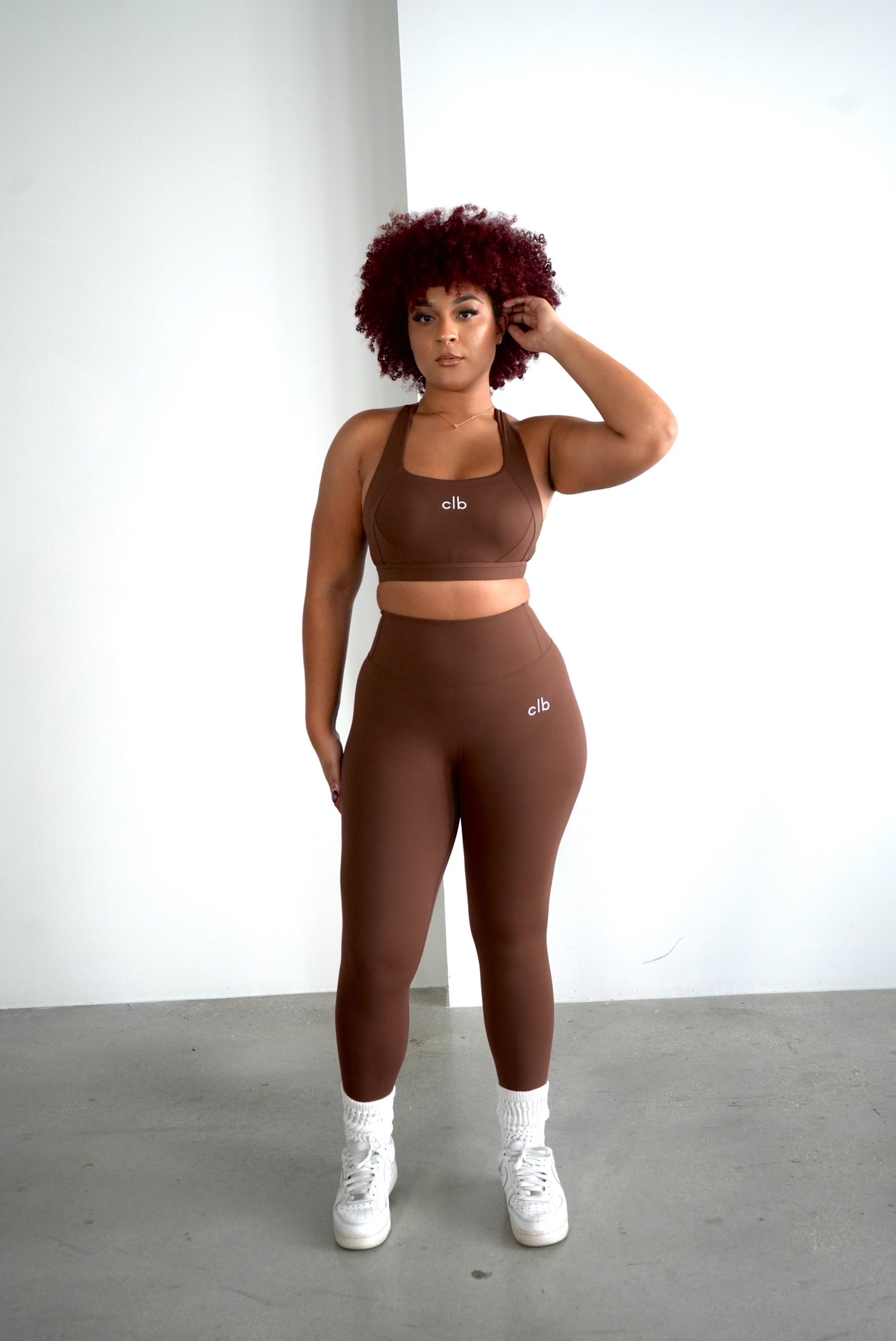 Brown Essential Leggings
