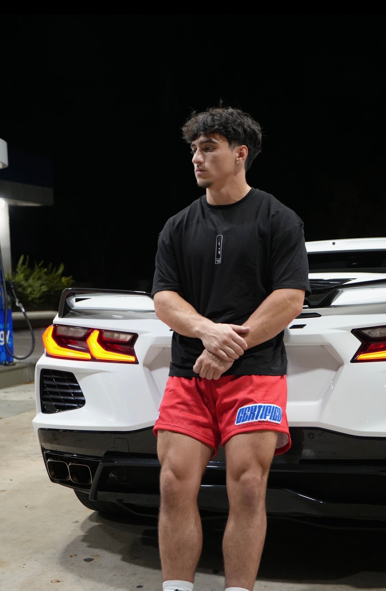 CLB Red Race Day Mesh Shorts