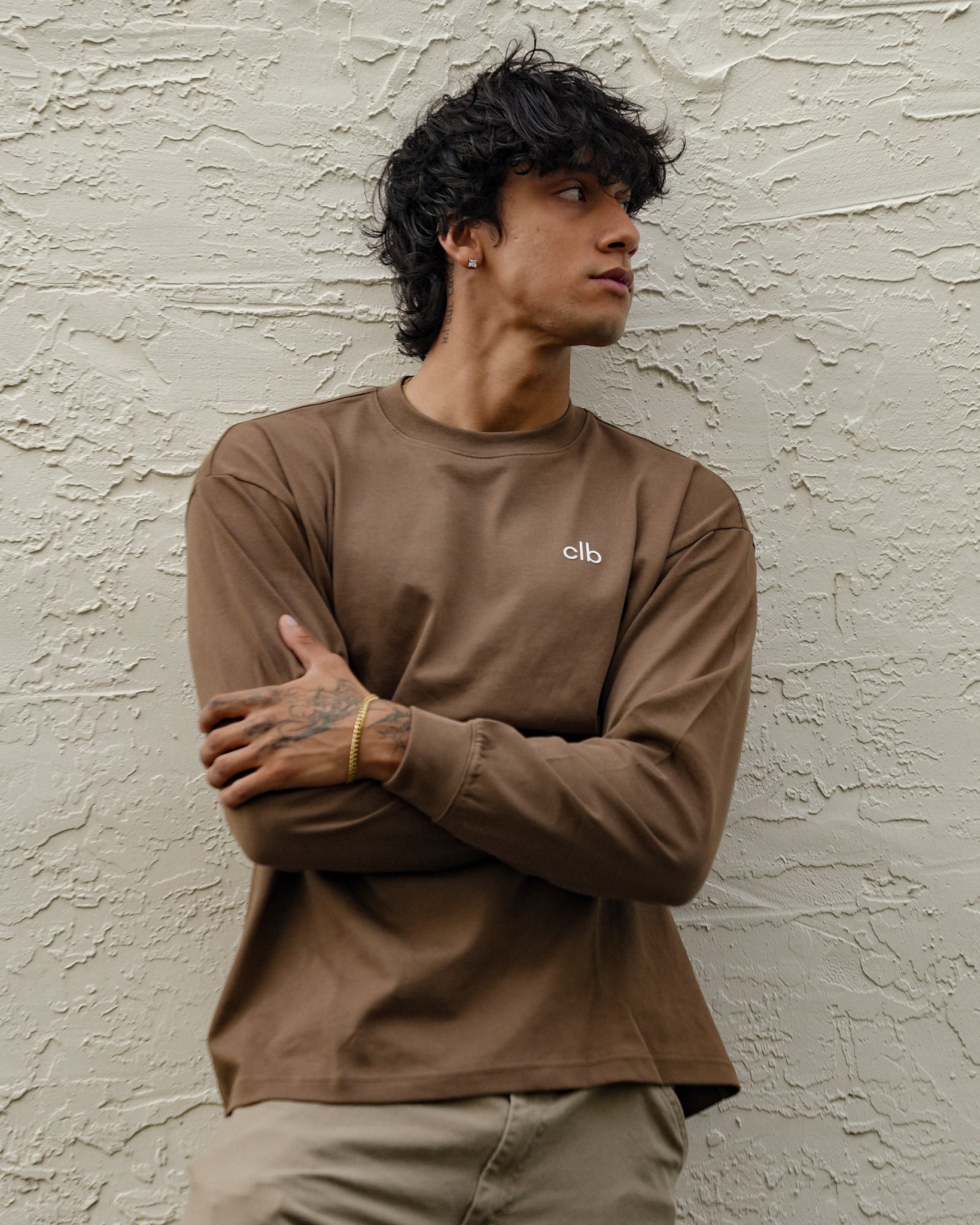 Essential Crew Neck Brown