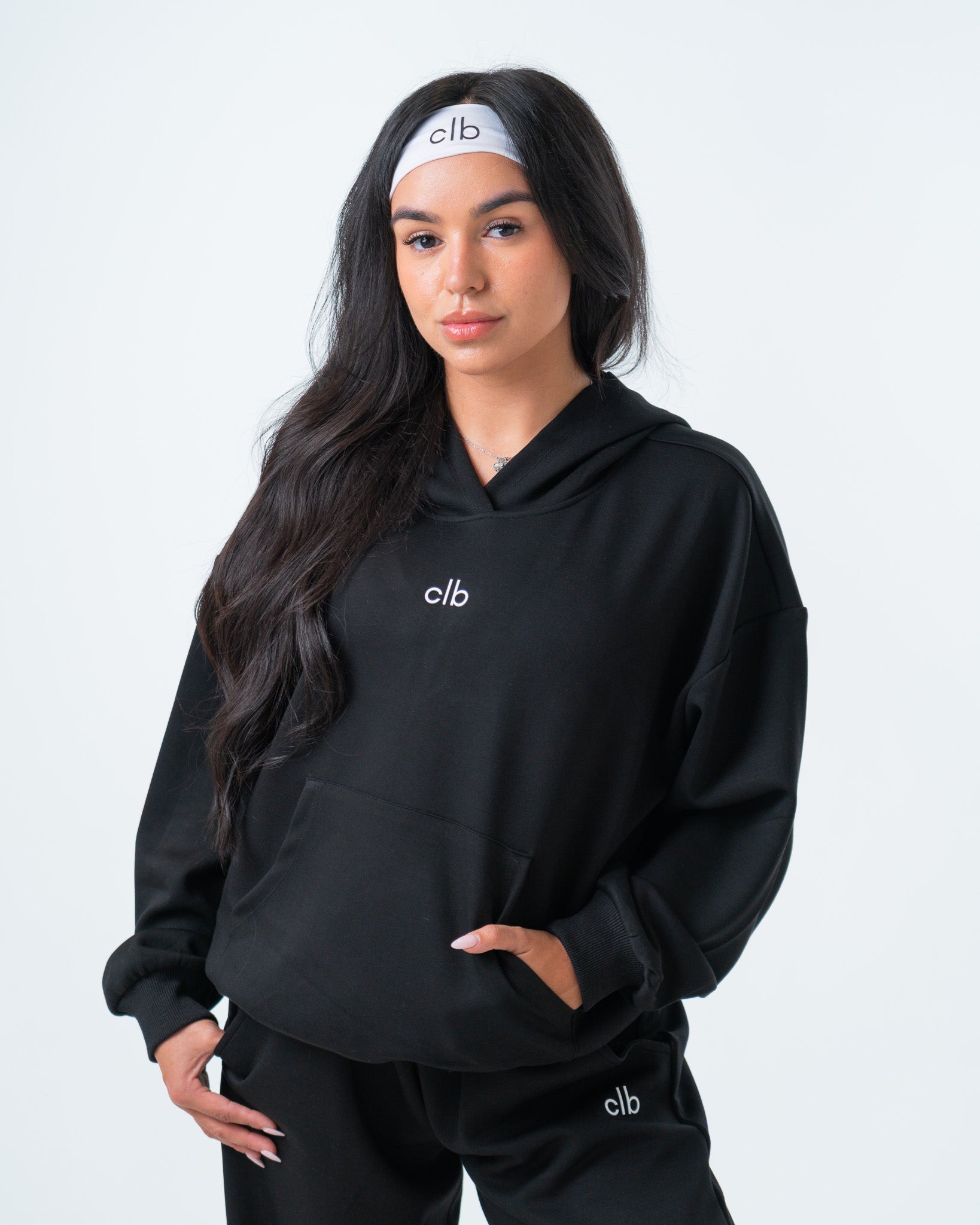 Midnight Black Cloud 9 Hoodie