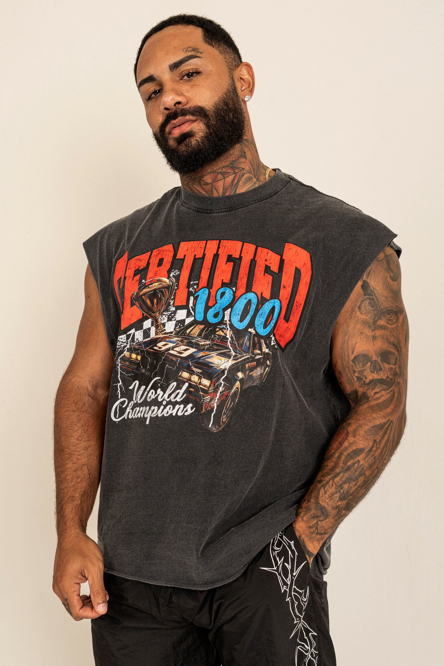 CLB Grand Prix Cutoff Tee