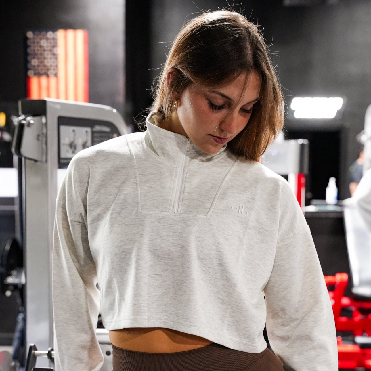 Heather Grey CLB Cropped Jacket