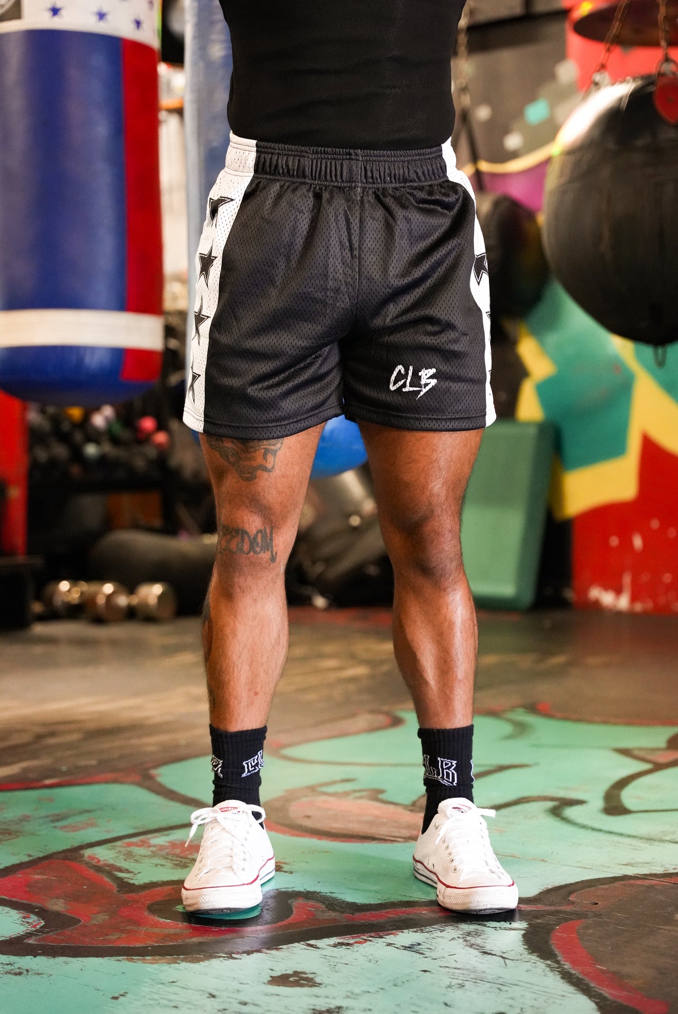 Black Creed Shorts
