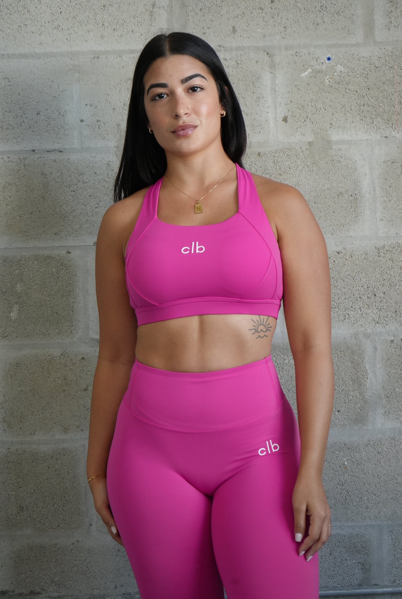 Pink CLB Essential Sports Bra