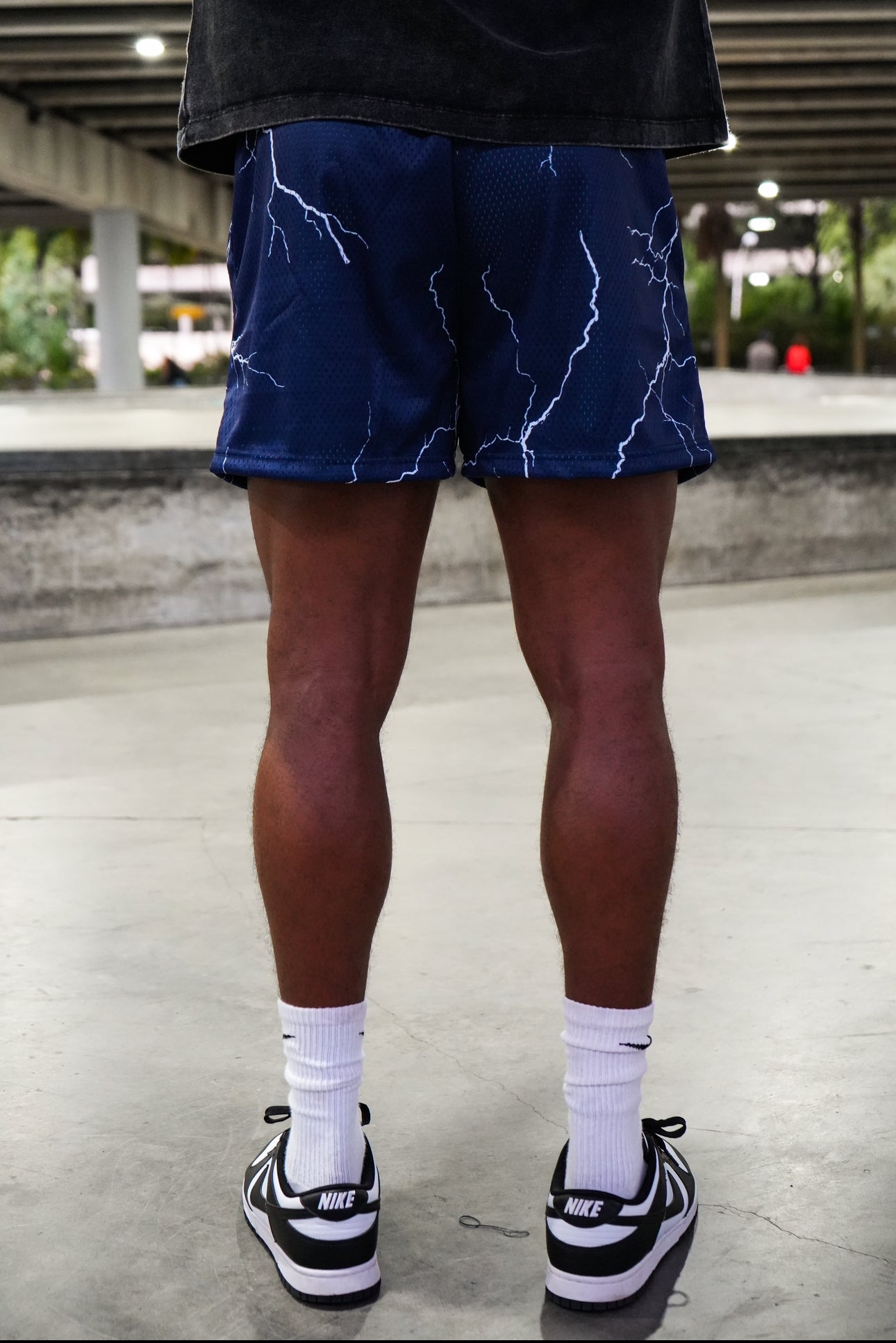 Blue Lighting Shorts