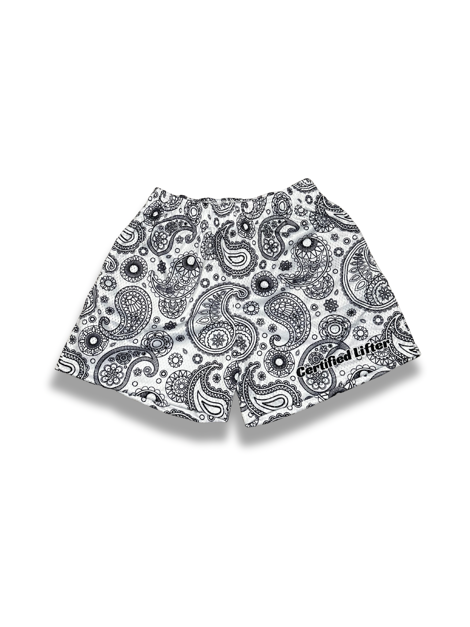 CLB White Bandana Shorts