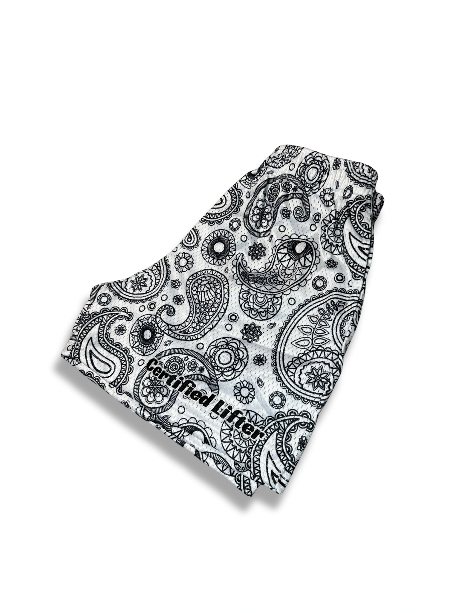 CLB White Bandana Shorts